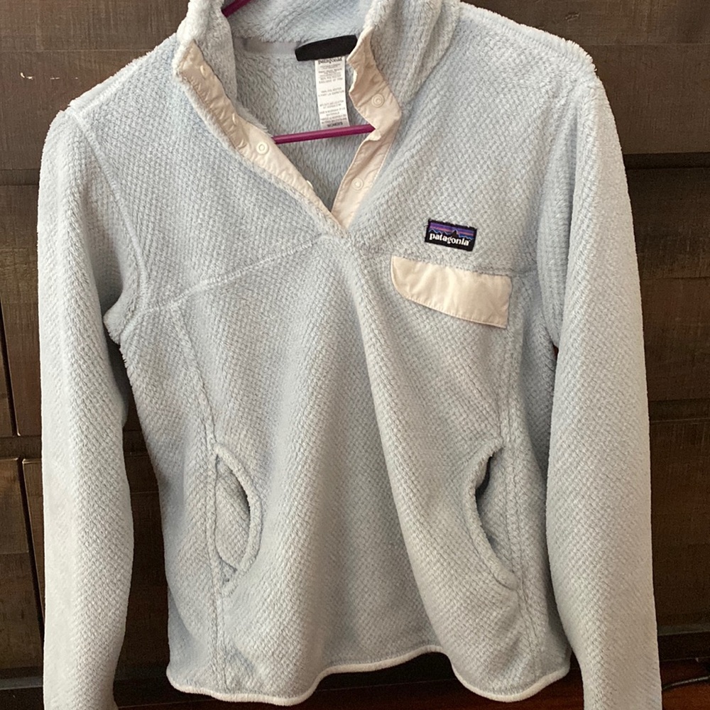 Patagonia-M-Re-Tool Snap-T Pullover Fleece-Limited Edition Ice Blue-Gorpcore